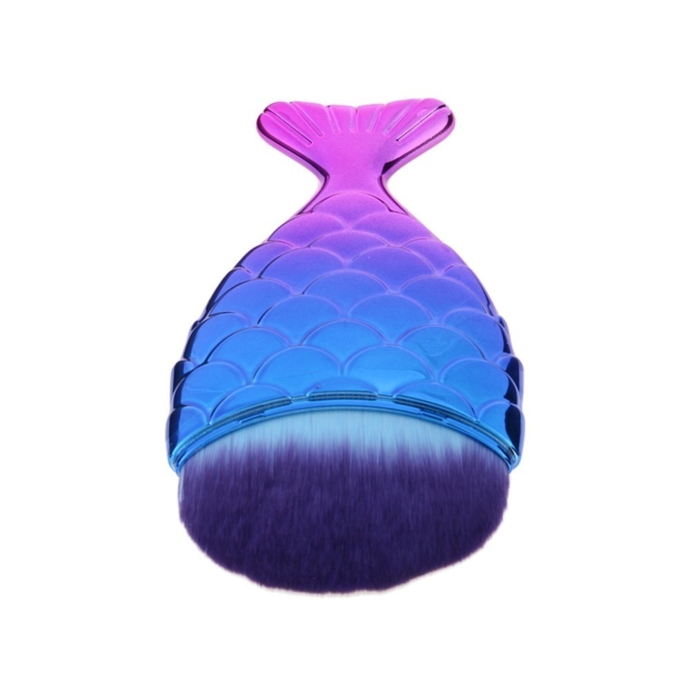 Colorful Mermaid Foundation Makeup Brush - Picture 2 of 2